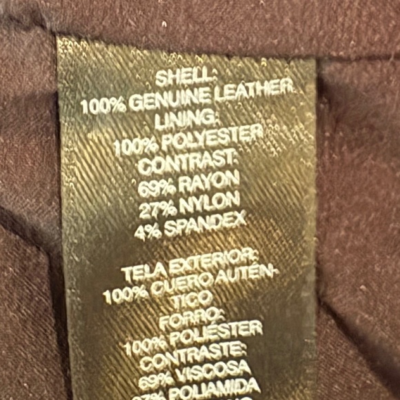 White House Black Market Black Genuine Leather Mini Pencil Skirt w/ Stud Accents - Picture 11 of 13